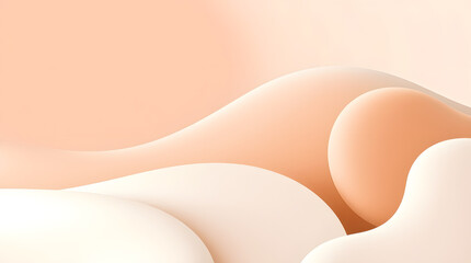 Organic Soft Neutral Abstract Background