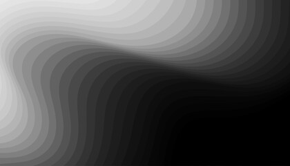 Abstract Wavy Grayscale Topographic Line Pattern