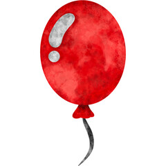 balloon red