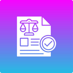 Fototapeta premium Legal Icon