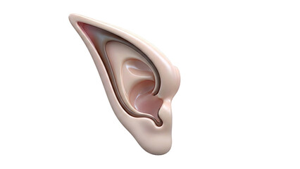 Obraz premium Realistic Elf Ear Prop