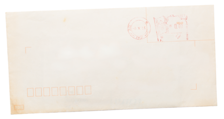 vintage antique postal and mail, envelope, grunge paper design png isolated on transparent background