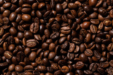 Obraz premium High Quality Coffee Beans Macro Closeup