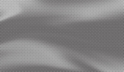 Abstract black and white dotted halftone gradient texture vector background
