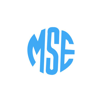 Creative Round shape MSE Letter Logo Design for Modern Brands
