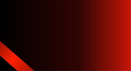 Abstract Black and Red Gradient Background with Geometric Diagonal Stripe