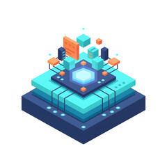 Global Digital Network and Connectivity Illustration