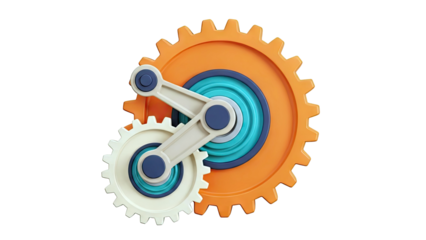 Interlocking gears mechanism