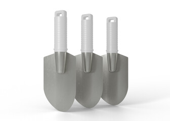 Gardening Shovel Mockup with Ergonomic Handle