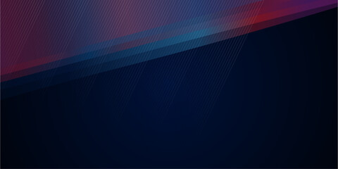 Vector blue technology particles lines mesh lights background.