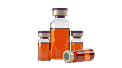Amber Liquid Vials