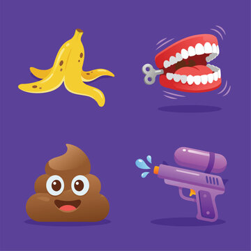 April Fools Day Prank Items Collection.