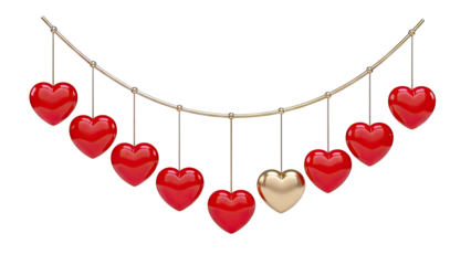 Hearts Garland Decoration