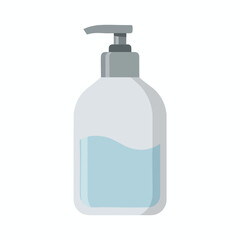 Fototapeta premium Clear Hand Sanitizer Bottle with Pump