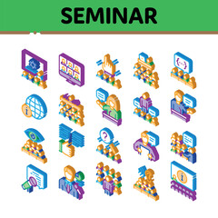 Fototapeta premium Pixel Art Isometric Business Icons With Technology And People