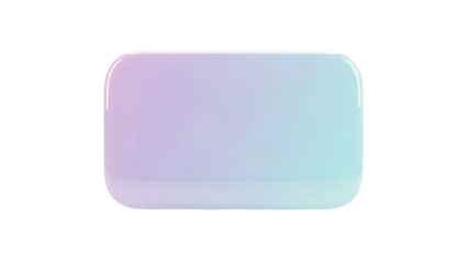 Rounded rectangular object with gradient colors