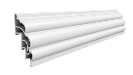 White Decorative Molding Profile