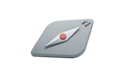 Isolated smartwatch on transparent background