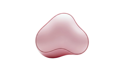 Pink Heart-Shaped Face Massager