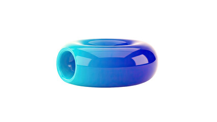 Blue Gradient Torus Object