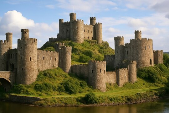 The Castles of Wales Medieval castles throughout Wales often fea