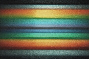 Colorful Glittering Horizontal Stripe Texture Background in Rainbow Spectrum with Shimmering Effect for Festive Decorations and Creative Design