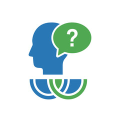 A stylized line art illustration of a light bulb, symbolizing ideas, innovation, and creative thinking, with a modern two-tone design.