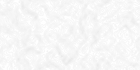 seamless space white and black location wave outline topography map diagram. paper counter map. vector hiking landscape geometric grid topo map texture background.
