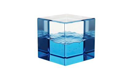 Cube with Water and Waves