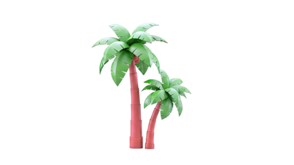 Stylized Palm Trees
