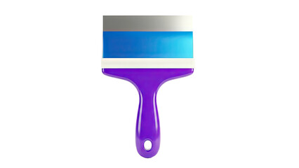 Purple Paint Scraper with Blue and Silver Blade