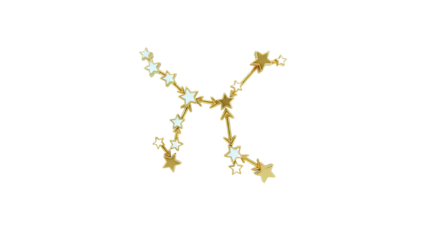 Golden Star Constellation Necklace