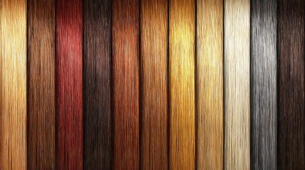 Abstract Vertical Wooden Planks with Vibrant Colors and Dark Background Grunge Texture High Contrast Warm and Cool Tones Creates Visually Striking Effect
