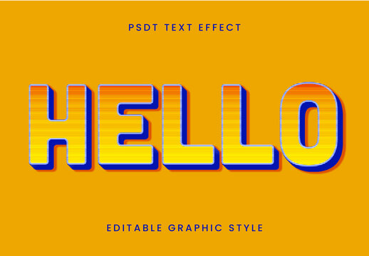 Summer Gradient Bold Text Effect
