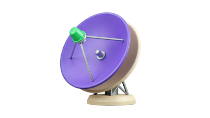 3D Render of a Satellite Dish