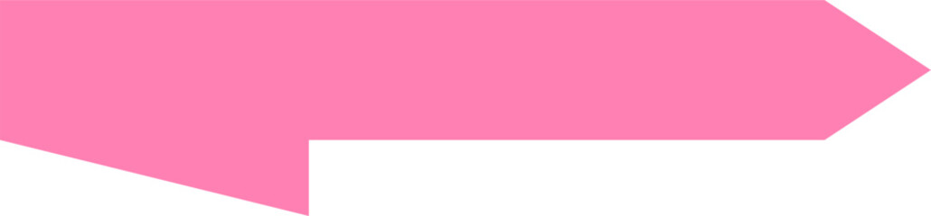 Fototapeta premium Pink U-Shaped Rounded Shield Tag Illustration for App Icons and Labeling