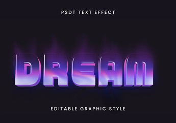 Neon Gradient Glossy Text Effect