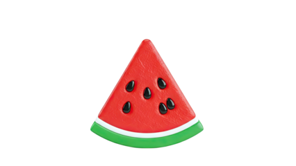 3D Render of a Watermelon Slice