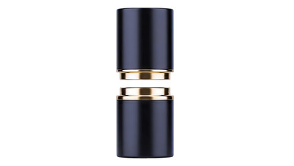 Obraz premium Luxury Black and Gold Lipstick Tube Packaging