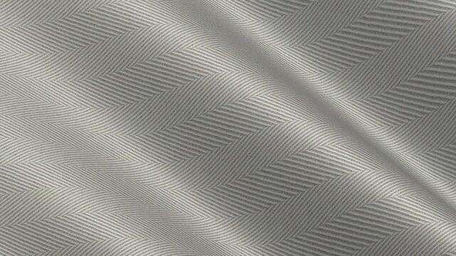 Ash Grey Weave Jacquard Fabric Texture Waves With Smooth Motion Revealing Intricate Pattern Depth Refined Textile Structure and Elegant Surface Rhythm Elite Background for Luxury Design
