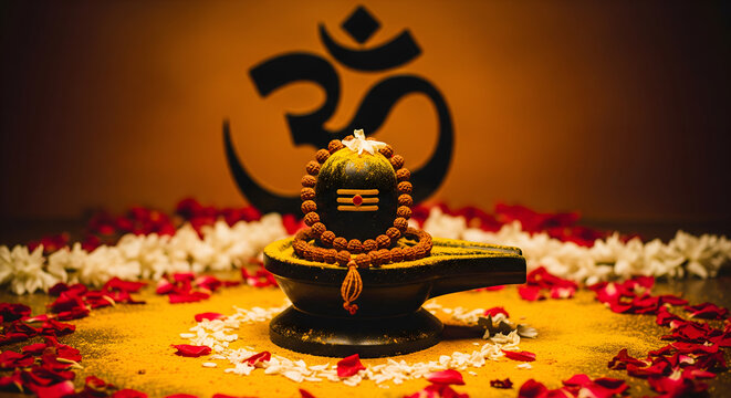 Shiv Lingam. Lord Shiva