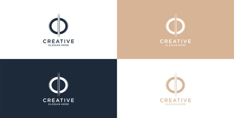 modern technology icon logo design