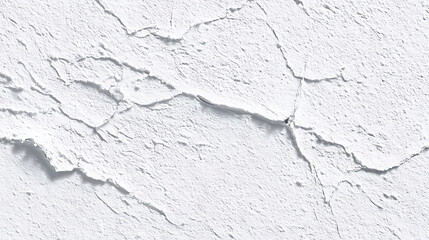 Obraz premium White Textured Surface with Cracks and Shadows cracked