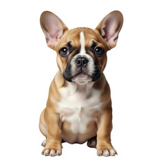 Obraz premium French bulldog puppy isolated on transparent background