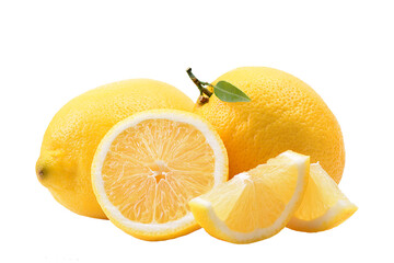 Fresh lemon fruit isolated