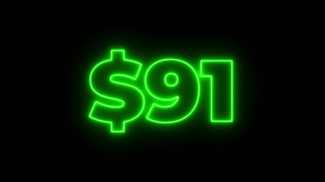 2 hundred dollar counter animation. 2 hundred dollar counting animation. Counting money and digits increasing. Animated Counter from 0 to 200 with 4k resolution, Motion