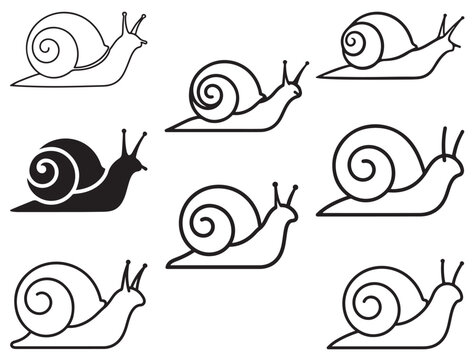 SIMPLE SNAIL SILHOUETTE