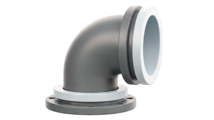 90 Degree Flanged Pipe Elbow