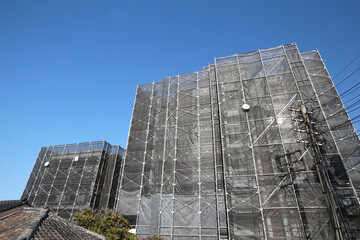 Fototapeta premium マンションの大規模修繕工事