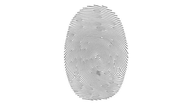 fingerprint pattern closeup